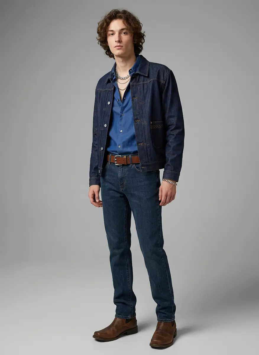 Levi's Casual Leather Roller Buckle Belt 7