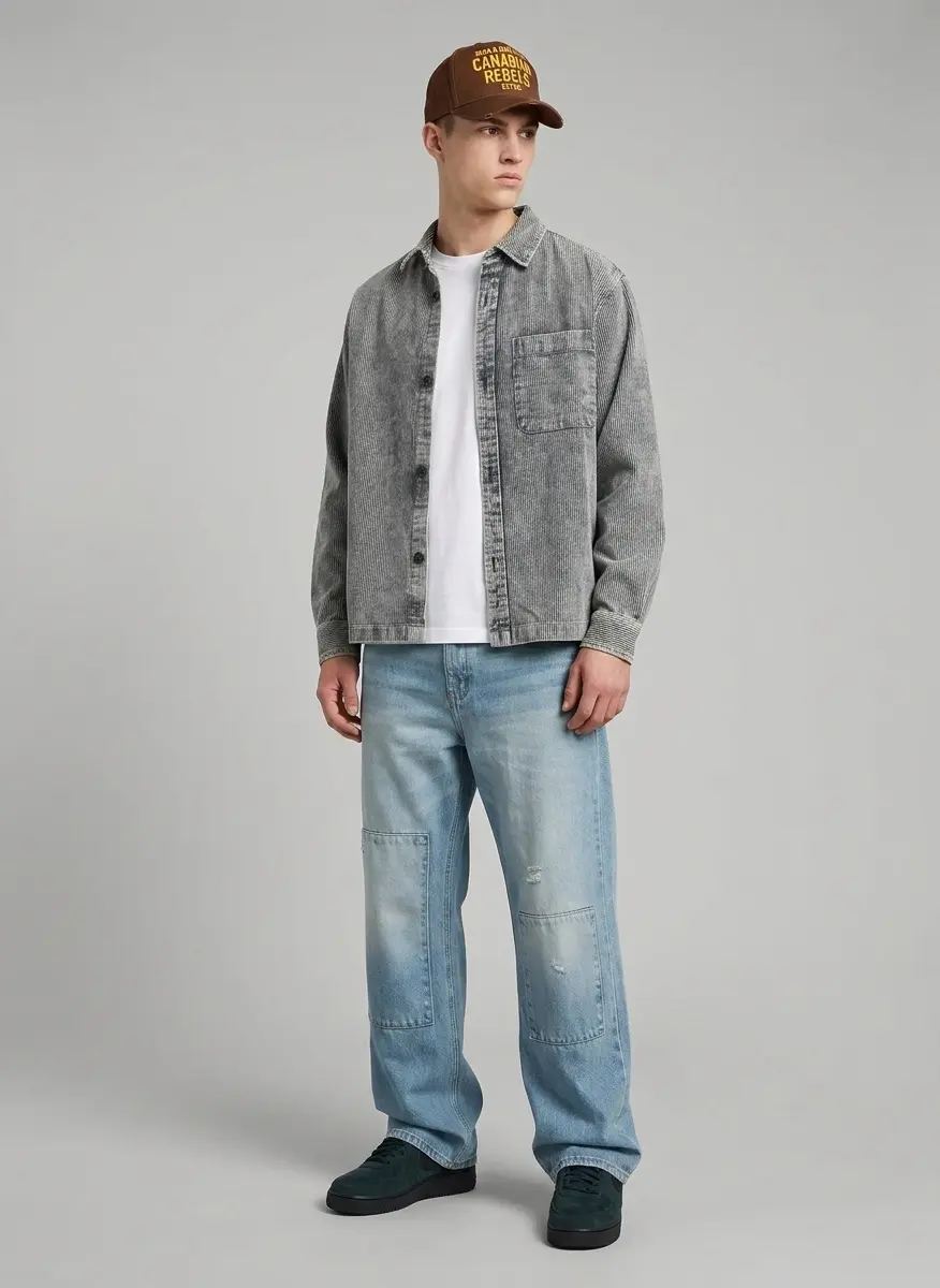 Urban Flannel Layering