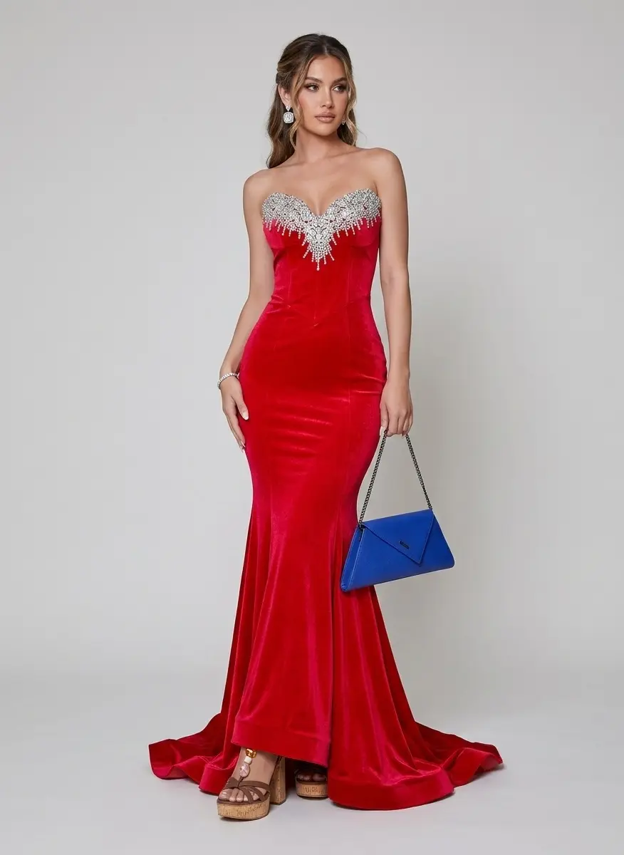 Modern Gala Crimson
