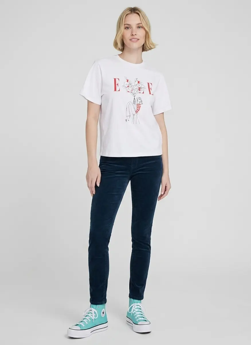 Playful Denim Contrast