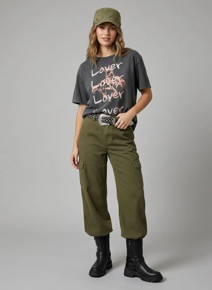 Tonal Cargo Chic