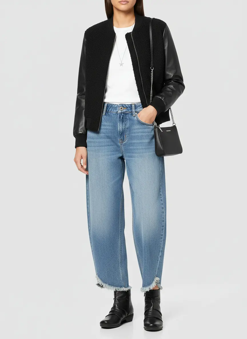 Chic Indigo Contrast