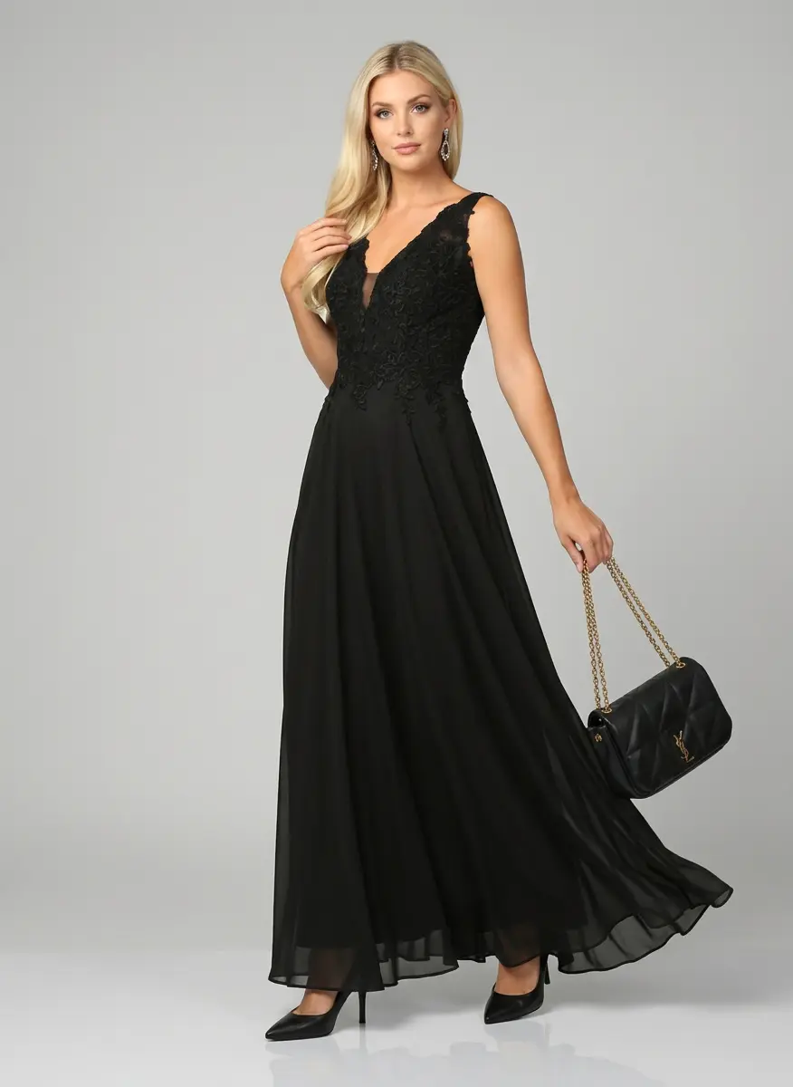 Monochrome Gala Elegance