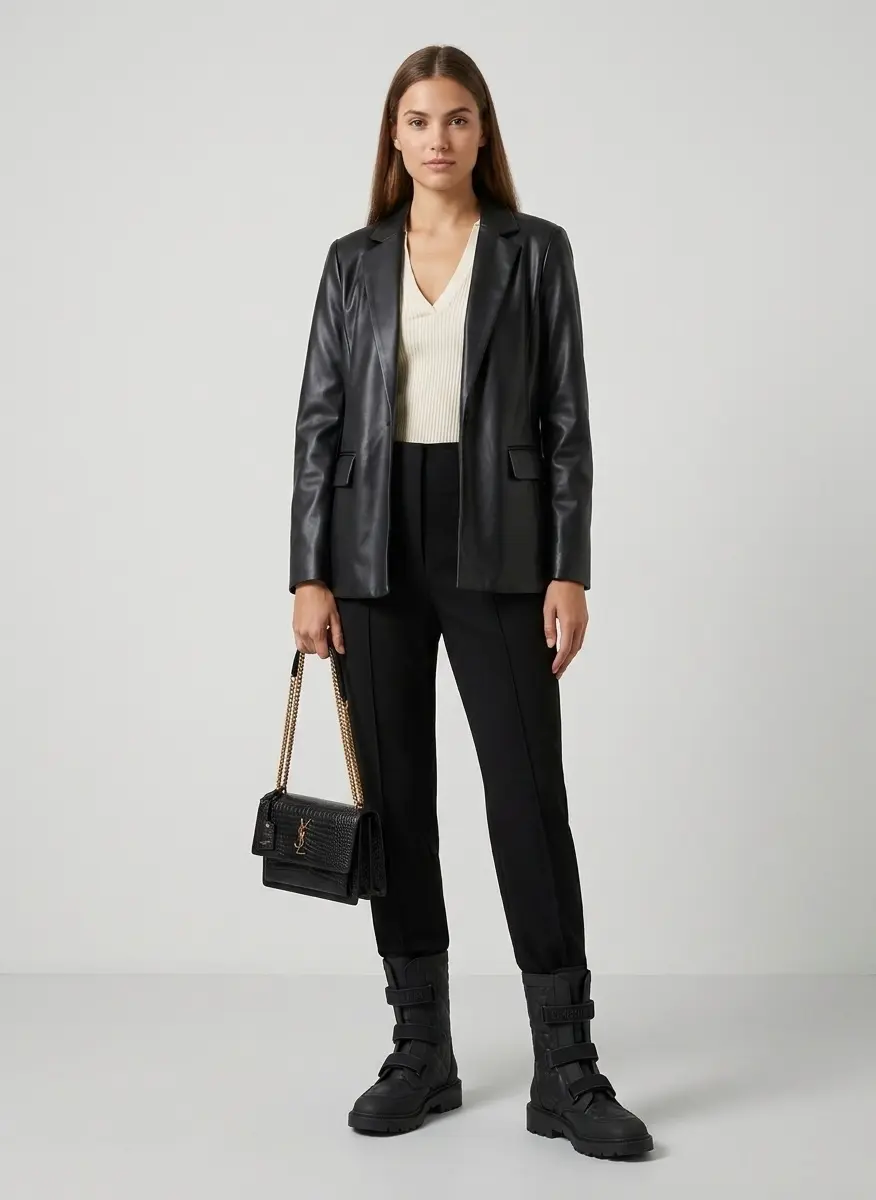 Downtown Monochromatic Chic