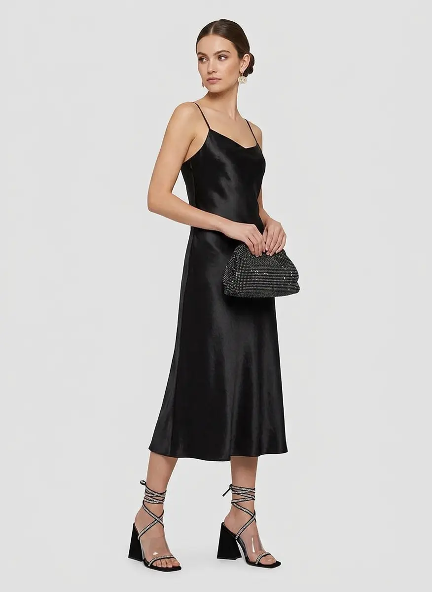 Sleek Satin Soirée