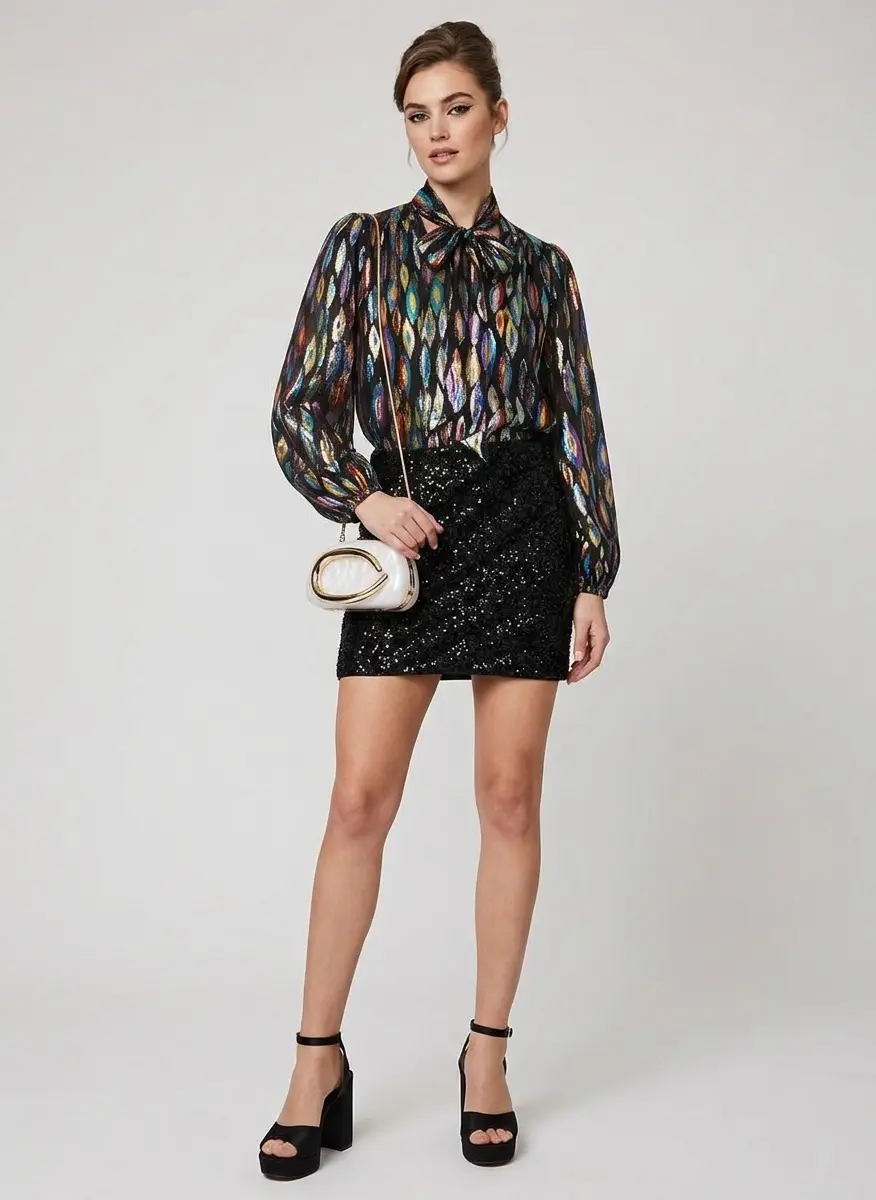 High-Contrast Party Luxe