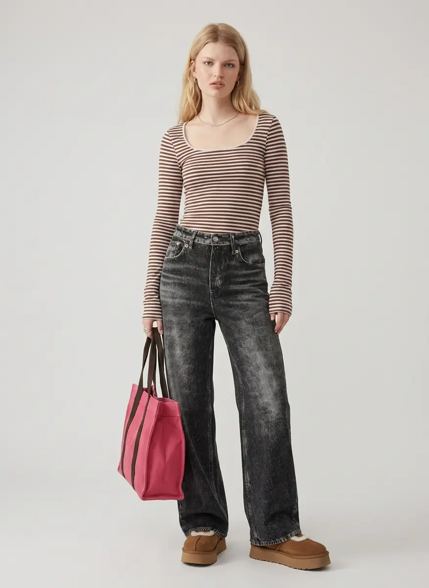 Eclectic Wide-Leg Day