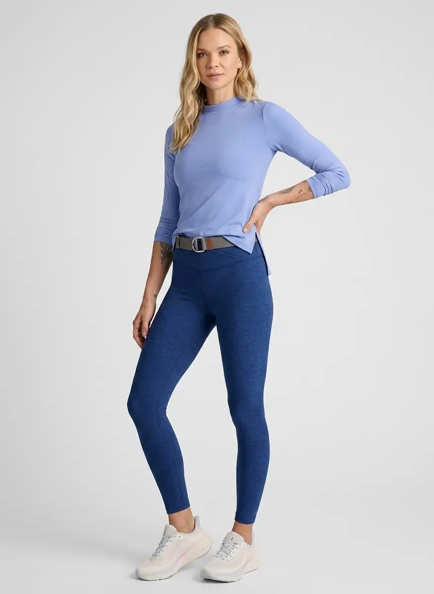 YOGALICIOUS Women's Long Sleeve All Day Solid Tech Top 2