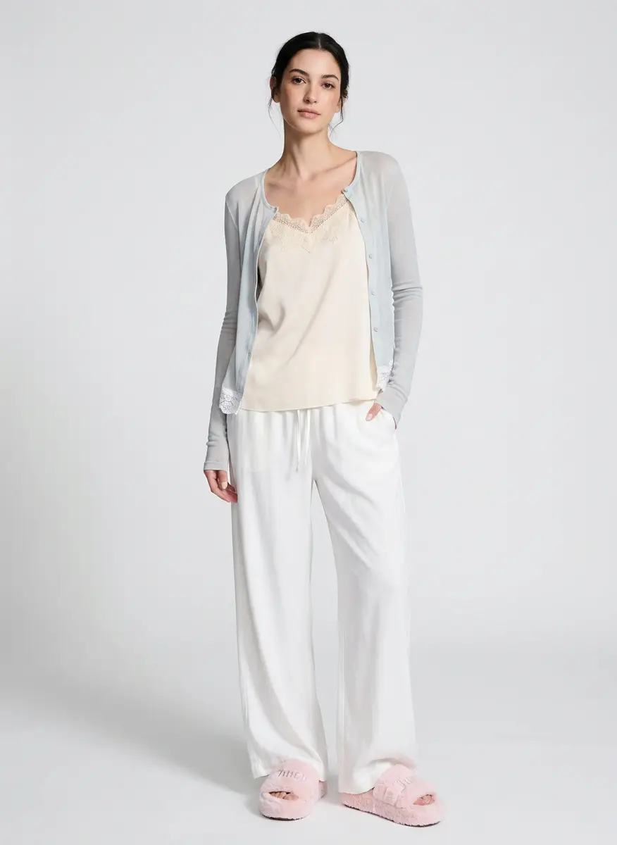 Ivory Satin Elegance