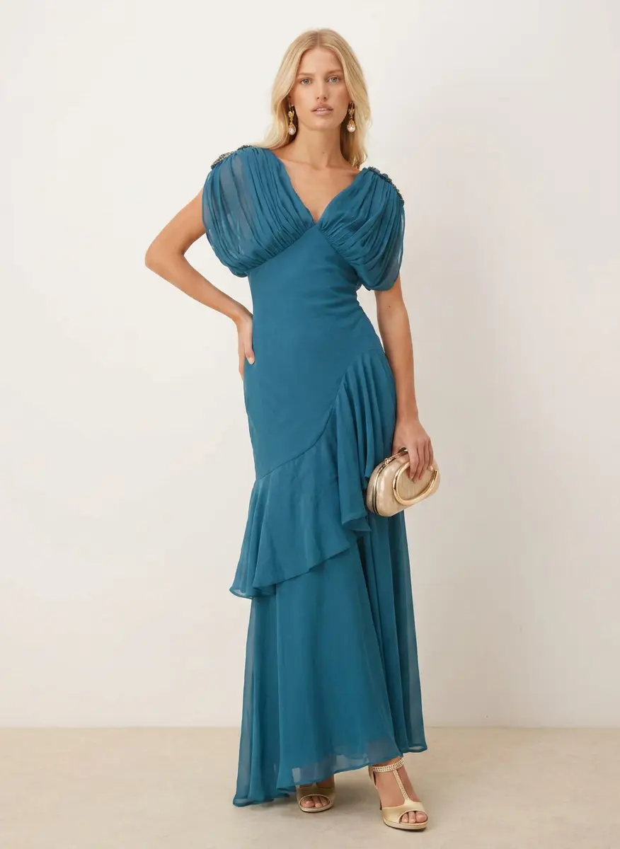 Gilded Teal Glamour