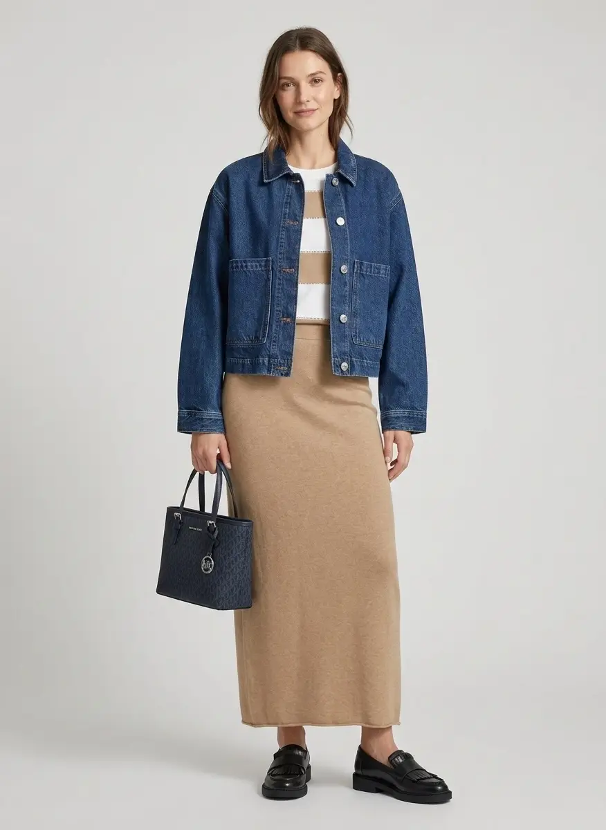 Lisa Yang Beige Charlotta Midi Skirt 6