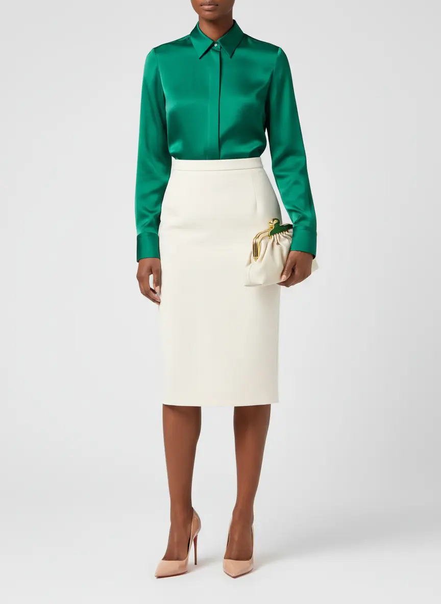 Emerald & Ivory Sophistication