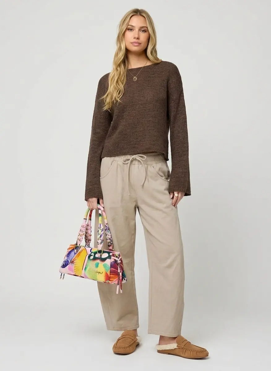 Cozy Neutral Mule