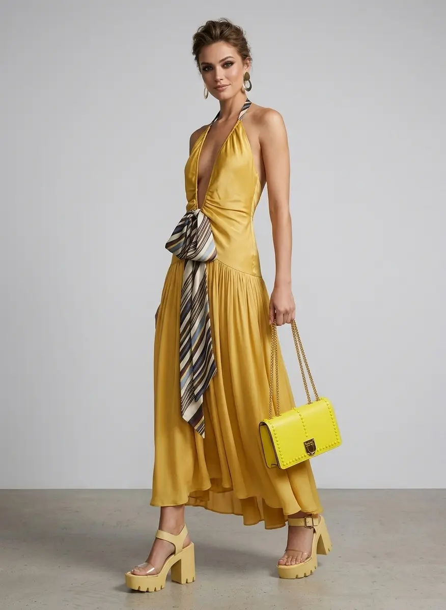 siedrés exclusive liessa plunged satin maxi dress SIEDRÉS SIEDRÉS Exclusive Liessa Plunged Satin Maxi Dress - Moda Operandi -  Dresses & Skirts