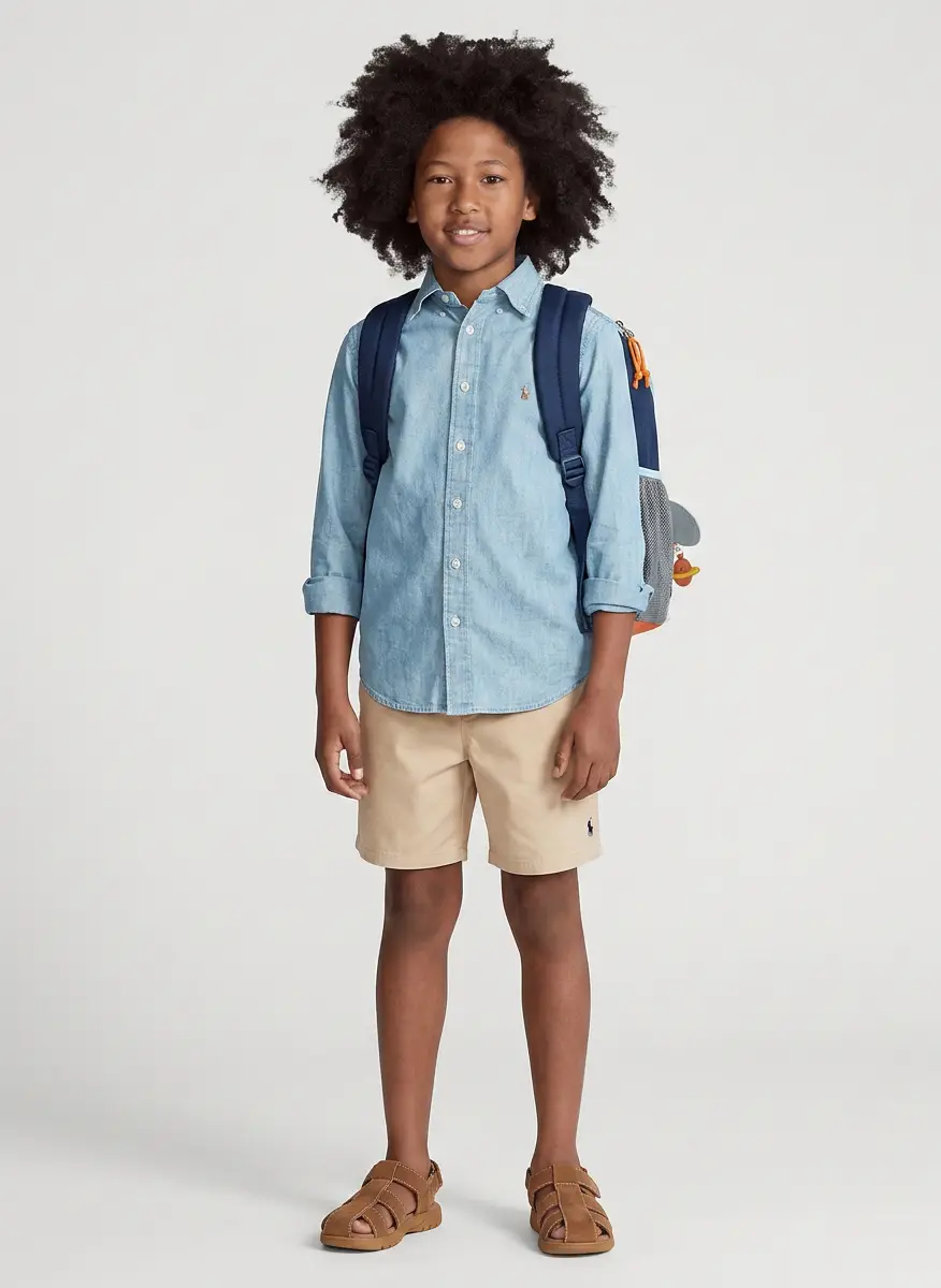 Ralph Lauren Boys 2-7 Stretch Chino Shorts 3