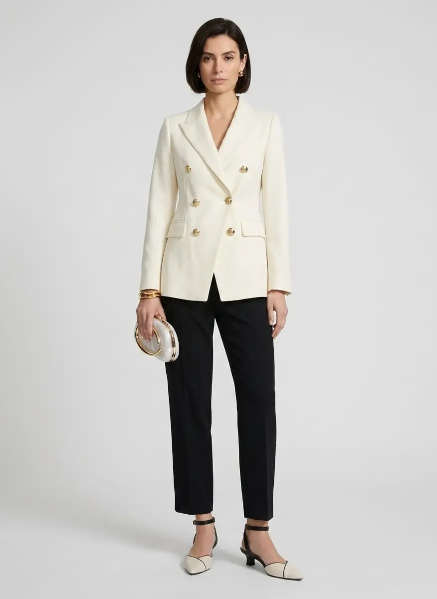 Monochrome Ivory Elegance
