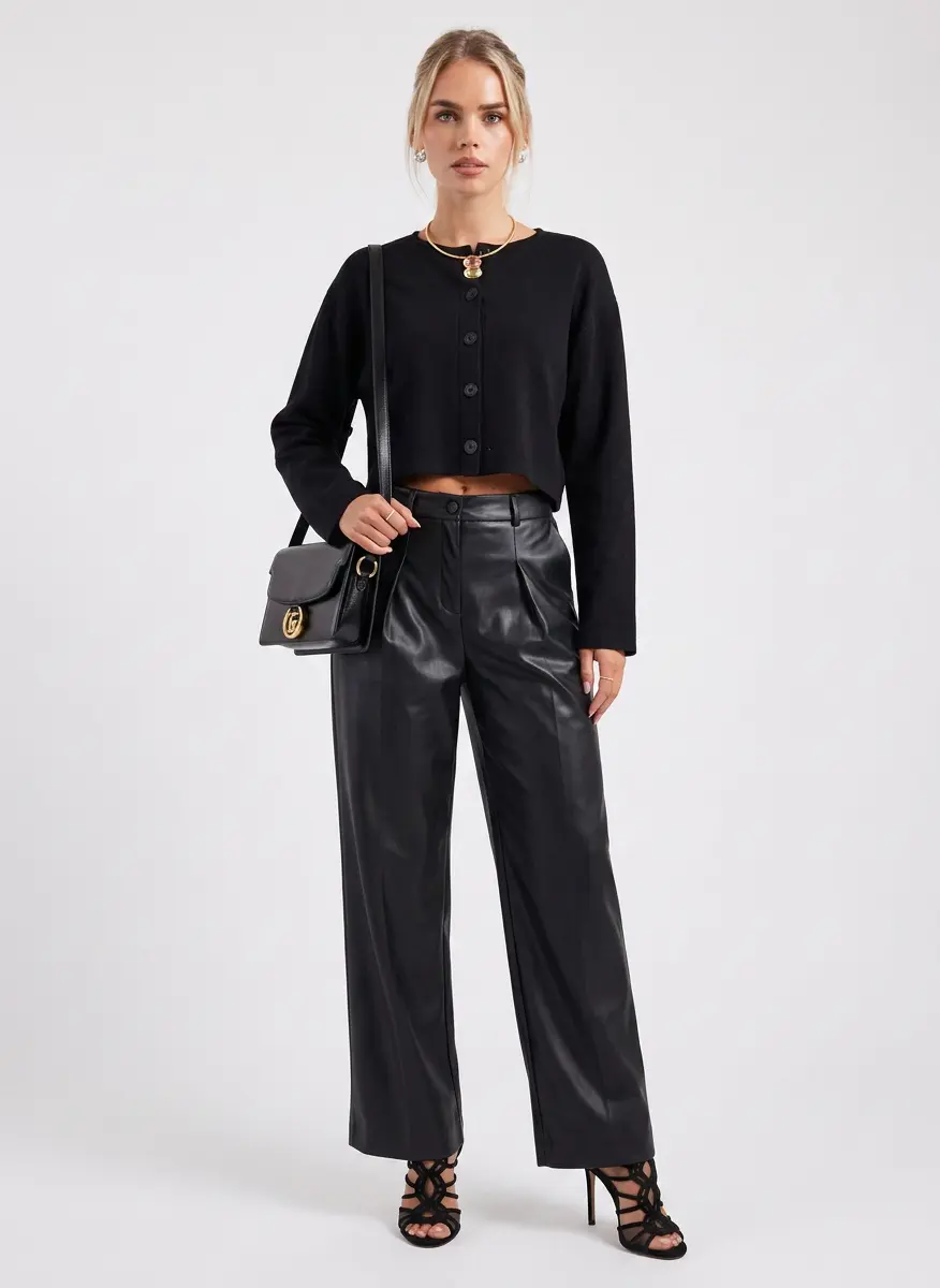 Sleek Monochromatic Glamour
