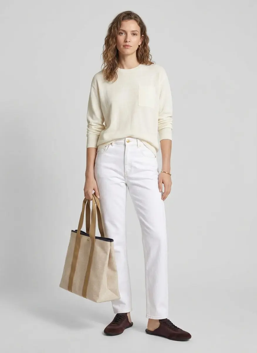 Monochromatic Luxury Casual