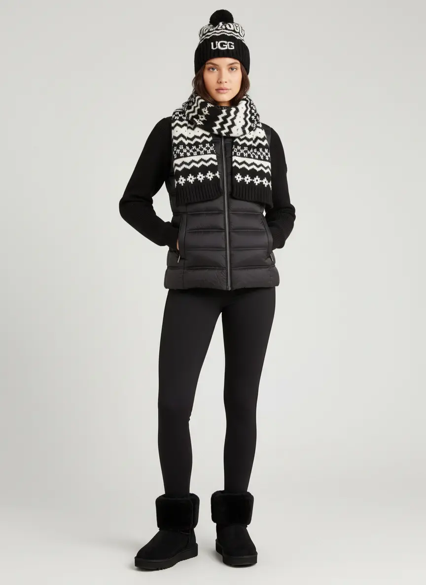 Cozy Monochrome Streetwear