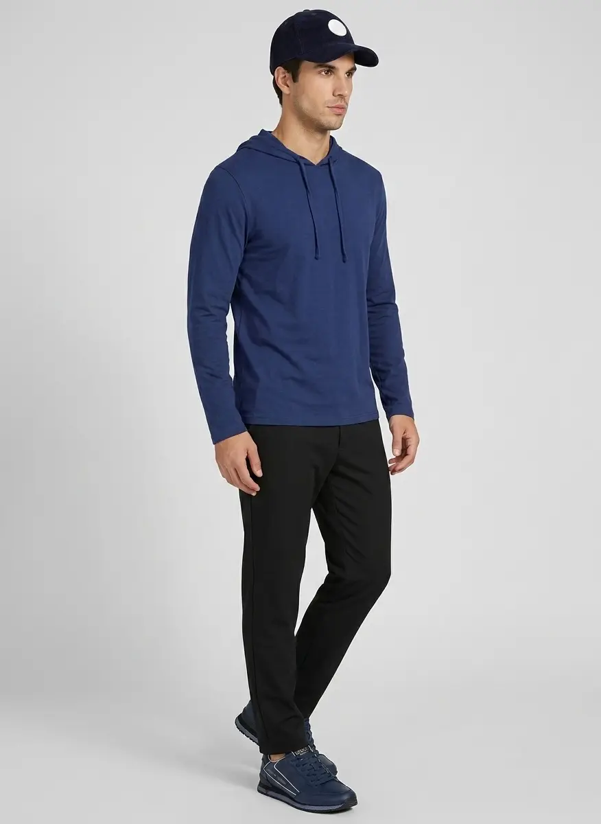 Casual Indigo Layering