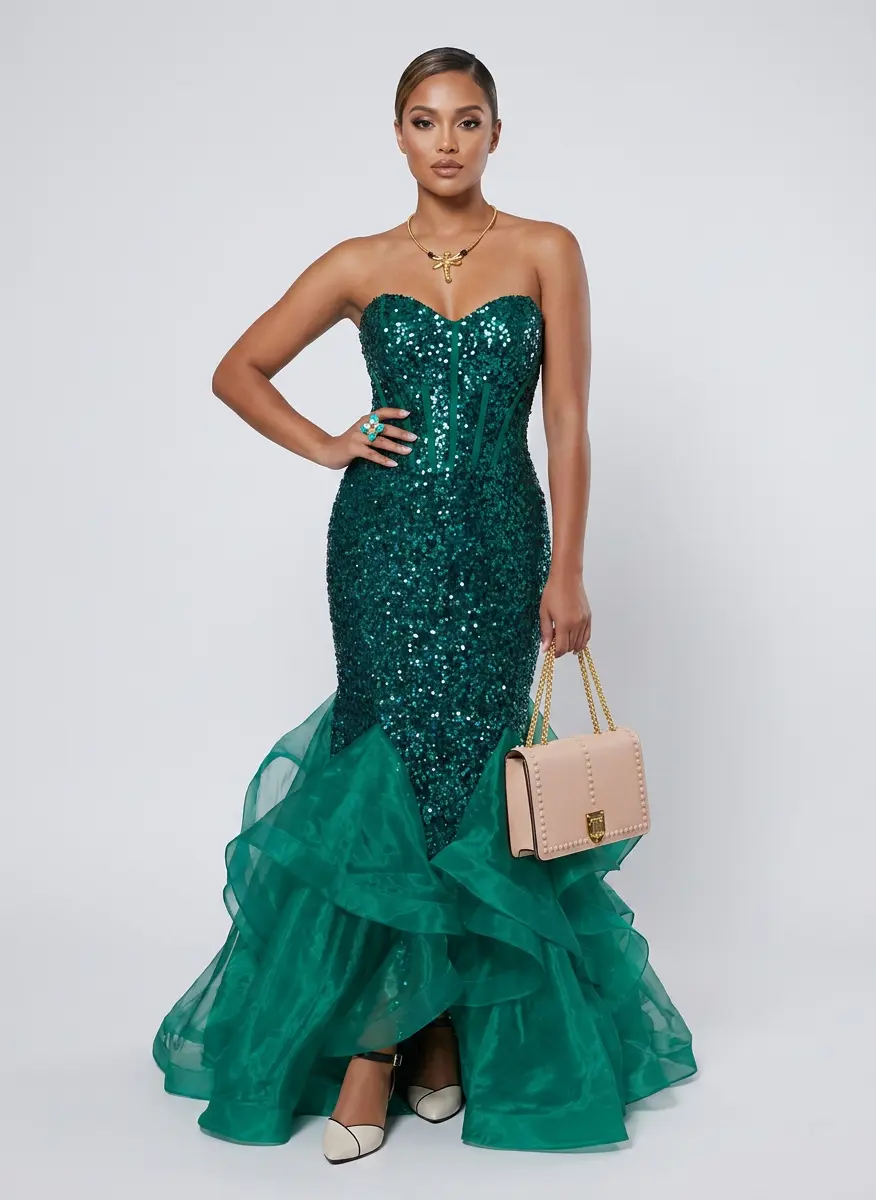 Luxe Emerald Soirée