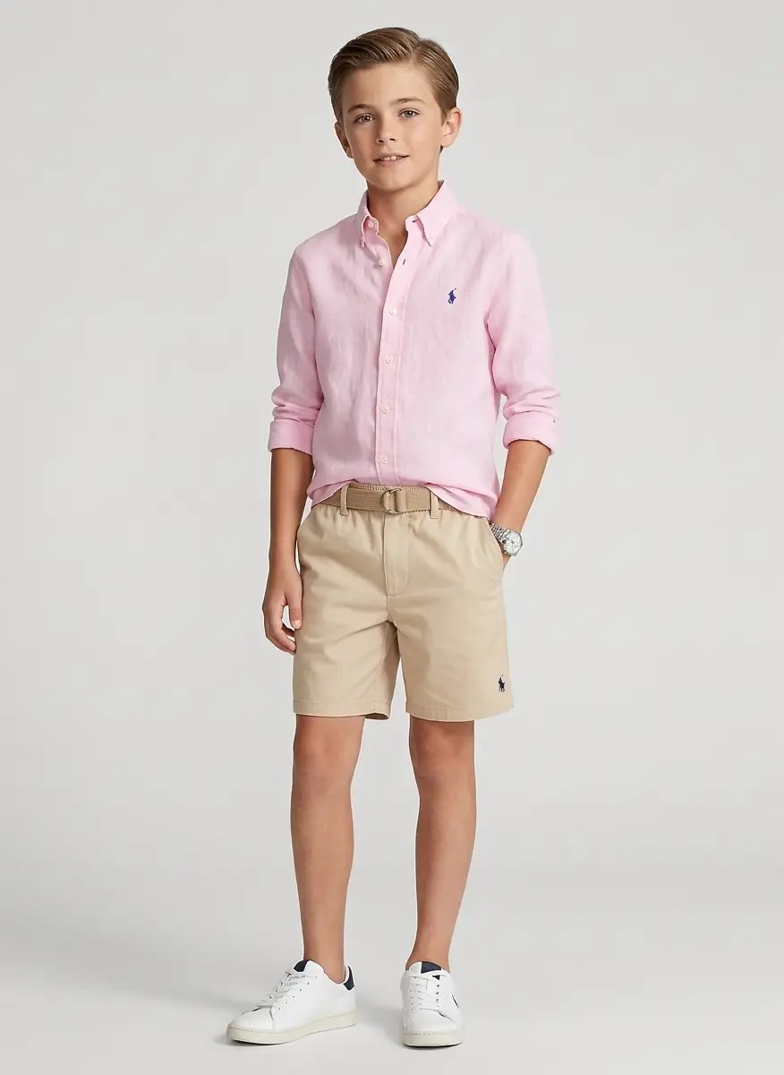 Ralph Lauren Boys 2-7 Stretch Chino Shorts 6
