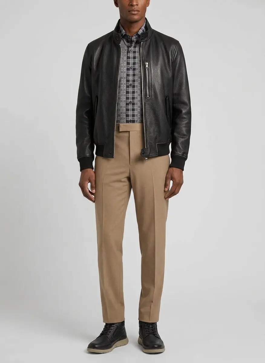 Patterned Silk Contrast