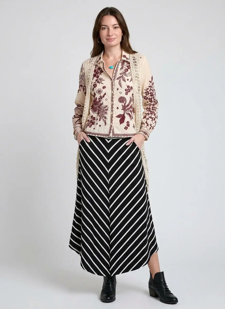Midnight Boho Midi