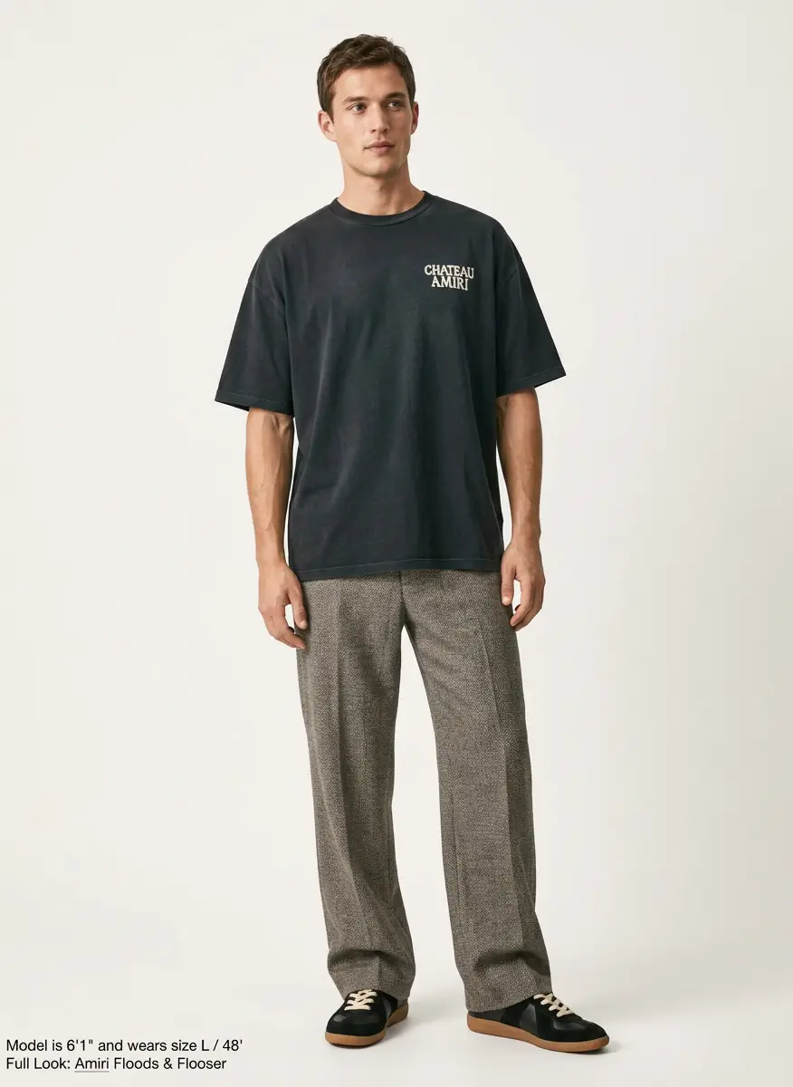 Fear of god Gray Mouline Wool Casual Flat Front Trousers 5