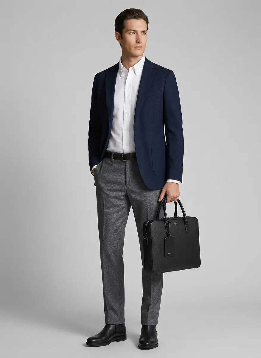 Charles Tyrwhitt Men's Stretch Slim-Fit Blazer 8
