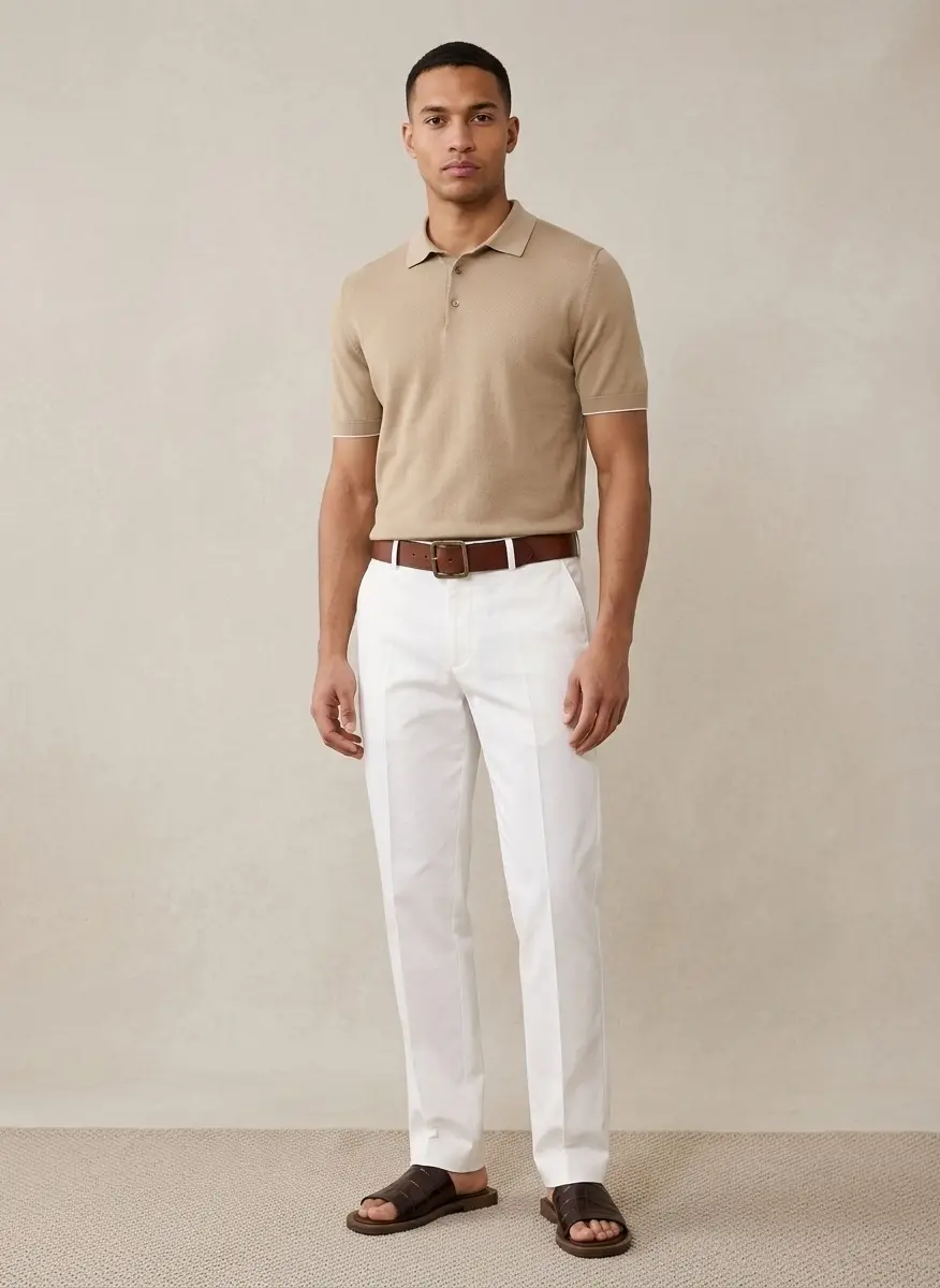 Hugo Boss Silk Cotton Polo Shirt 5