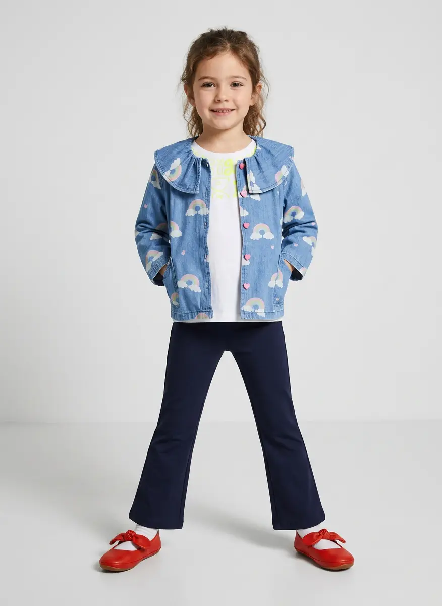 Konges Sløjd Magot printed denim jacket 5