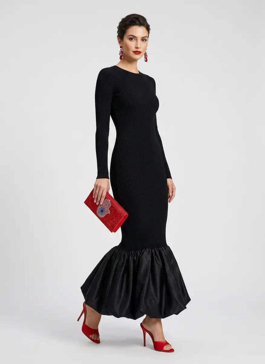 Bold Contrast Glamour